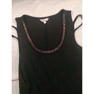 Candies Lady Dress - tank top - Black Medium